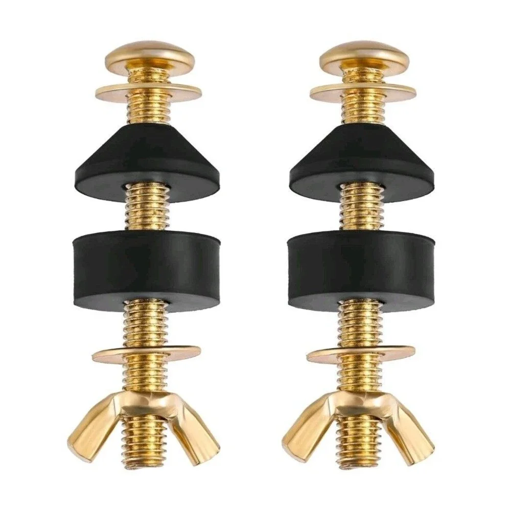 Toilet Seat Screws Replacement Kit, Stainless Steel Toilet Seat Fastener with...